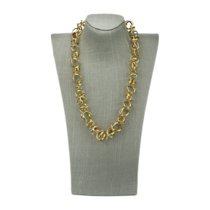 Fred 18k Gold Chain Link Necklace Front