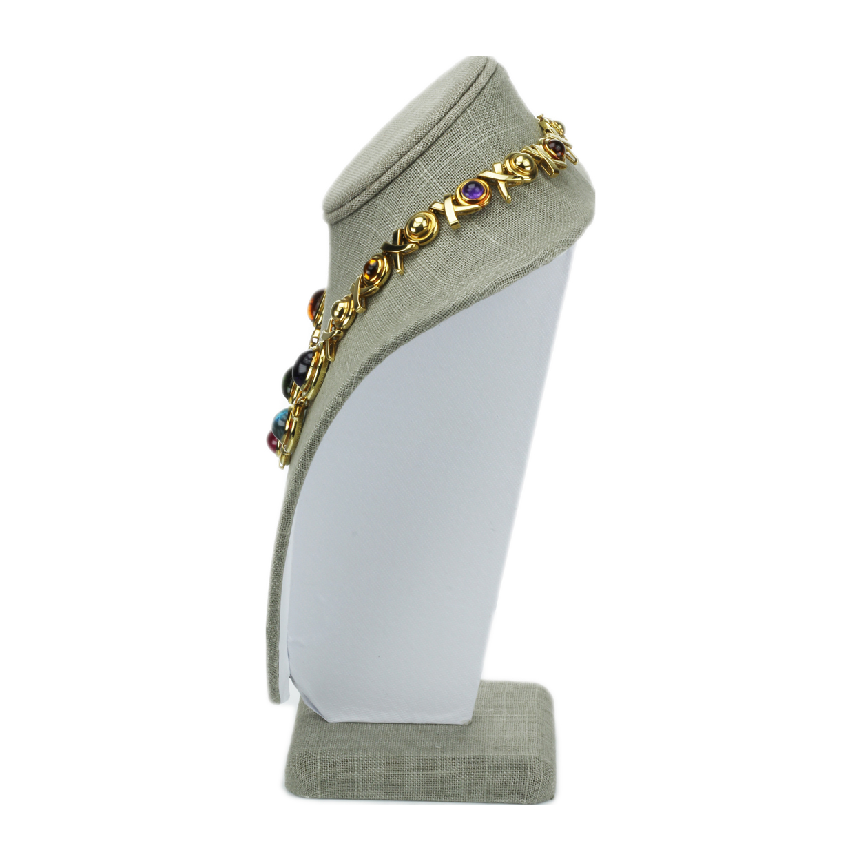 Tiffany And Co Paloma Picasso 18k Gold Mixed Stone Necklace Two