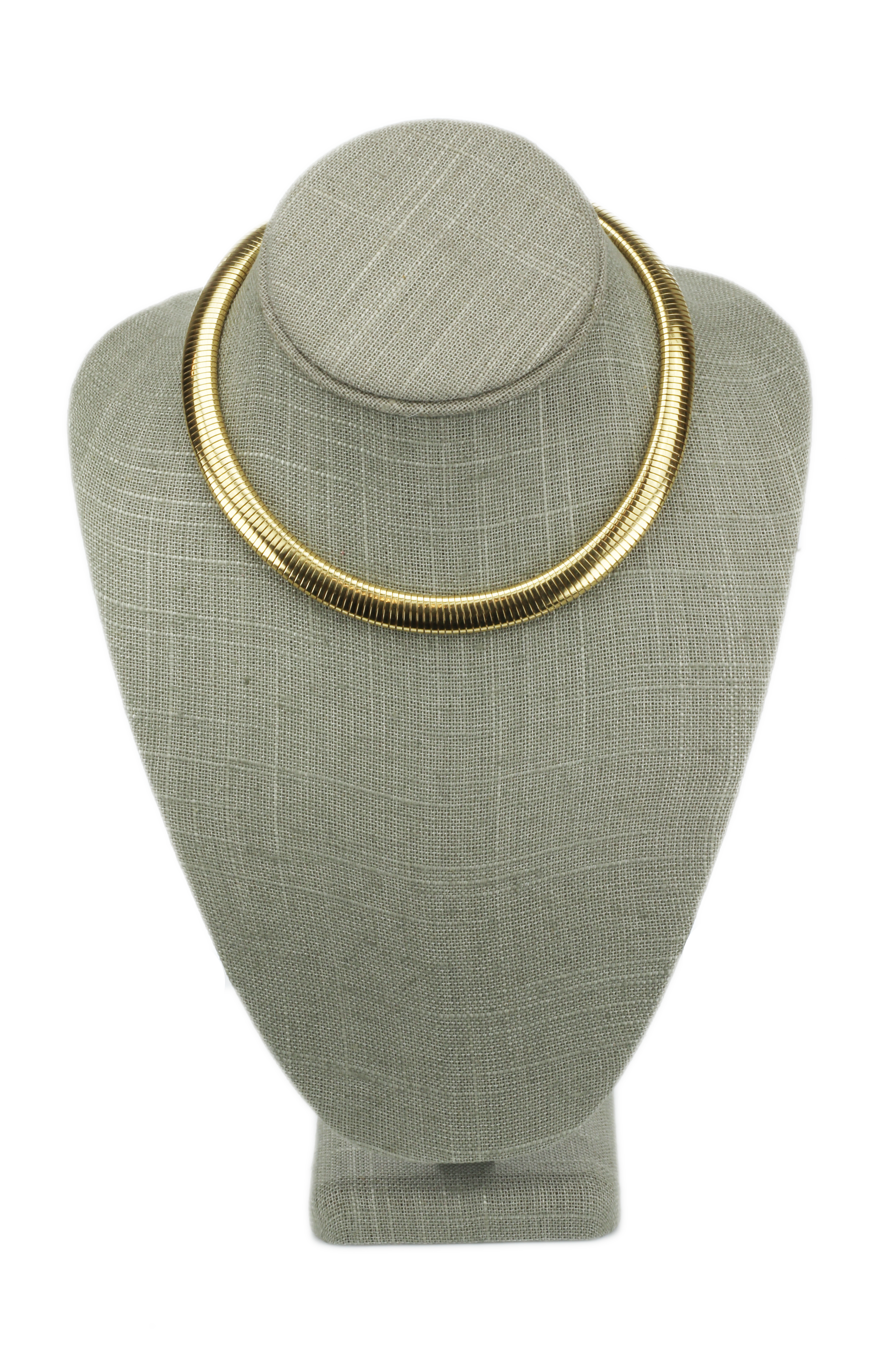 gold omega necklace